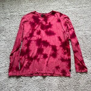Lululemon lab Wool-Blend Tie Dye Long Sleeve Shirt